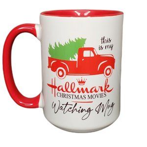 HALLMARK Christmas Movie Watching 15 oz. Mug